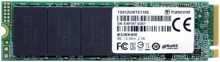 SSD накопитель Transcend MTE110S M.2 2280 512 ГБ (TS512GMTE110S)