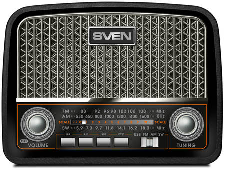 Радиоприемник Sven SRP-555 Black 965844462579207
