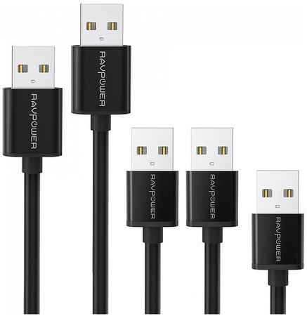 Комплект кабелей RAVPower Micro-USB 3 м Black (RP-LC04) 965844462596343