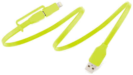 Кабель Tylt Flyp-Duo Reversible USB Charge & Sync Cable 1 м Green 965844462596645