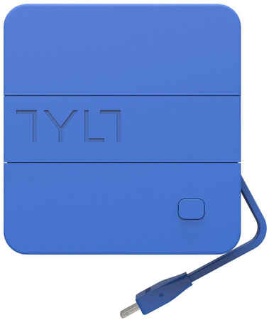 Зарядное устройство Tylt Energi 6K со встроенным аккумулятором 6000 мАч и кабелем Lightnin