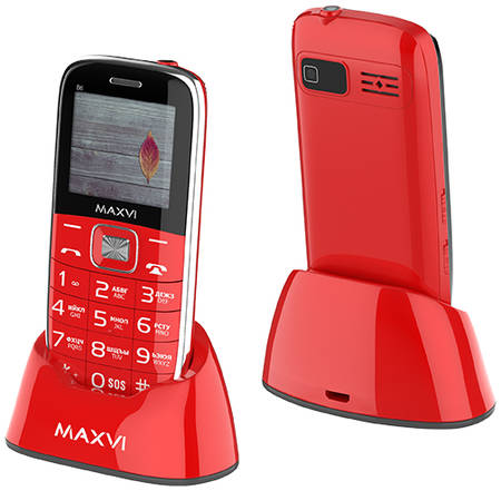 Мобильный телефон Maxvi B6 Red 965844462597664