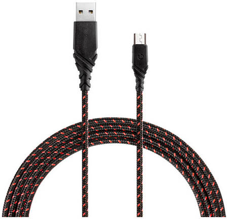Кабель EnergEA NyloGlitz micro-USB — USB-A (2.0) 1.5 м красный 965844462598010