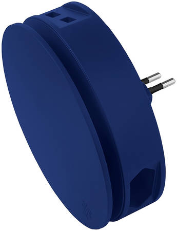 Сетевое зарядное устройство Usbepower AERO, 2 USB, 3,4 A, blue 965844462598310