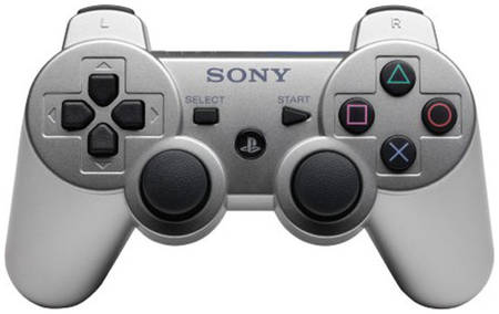 Геймпад Sony DualShock 3 для Playstation 3 Silver 965844462600092