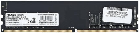 Оперативная память AMD 4Gb DDR4 2400MHz (R744G2400U1S-UO) Radeon R7 Performance Series