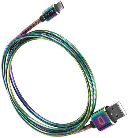 Кабель Qumo Rainbow USB 2,0-Type C 1,2м