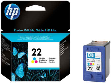Картридж для струйного принтера HP 22 (C9352AE) цветной, оригинал 965844462625140