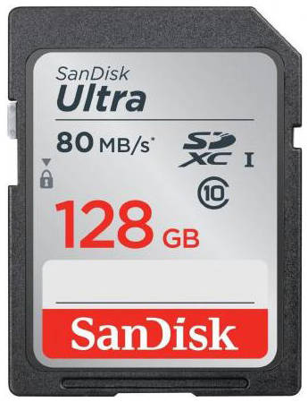 Карта памяти SanDisk SDXC SDSDUNC-128G-GN6IN 128GB Ultra 965844462625256