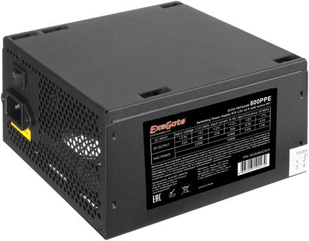 Блок питания ExeGate ATX-500PPE 500W (EX260641RUS) 965844462625645