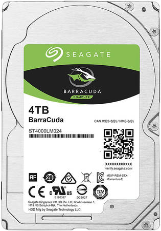 Жесткий диск Seagate BarraCuda 4ТБ (ST4000LM024) 965844462627401