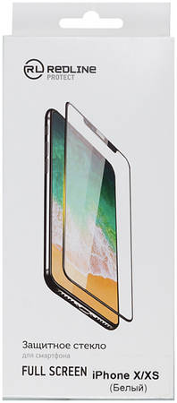 Защитное стекло RED LINE для Apple iPhone X/iPhone XS White УТ000012296 965844462627495