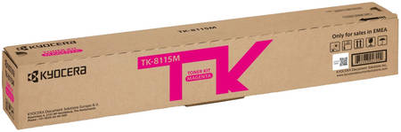 Картридж для лазерного принтера Kyocera TK-8115M, пурпурный, оригинал 965844462627876
