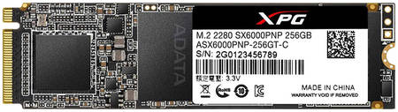 SSD накопитель ADATA XPG SX6000 Pro M.2 2280 256 ГБ (ASX6000PNP-256GT-C) 965844462630991