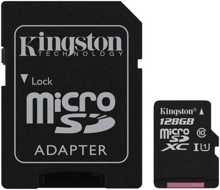 Карта памяти Kingston Micro SD Canvas Select 128GB Canvas Select Plus