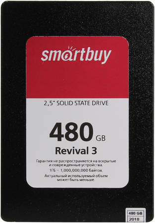 SSD накопитель SmartBuy Revival 3 2.5″ 480 ГБ (SB480GB-RVVL3-25SAT3) 965844462687075