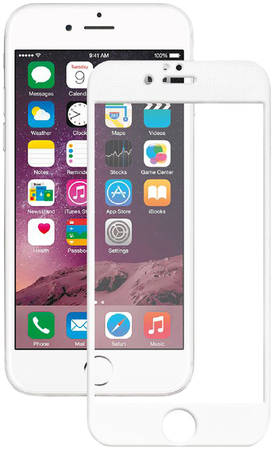 Защитное 3D стекло uBear для iPhone 6/6s , Premium Glass Screen Protector, белое 965844462687373