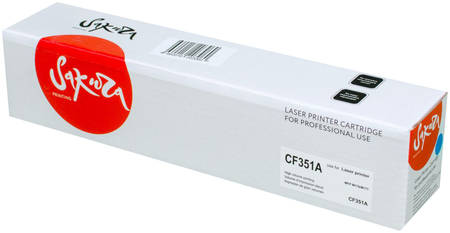 Картридж для лазерного принтера Sakura CF351A, голубой SACF351A 965844462687513