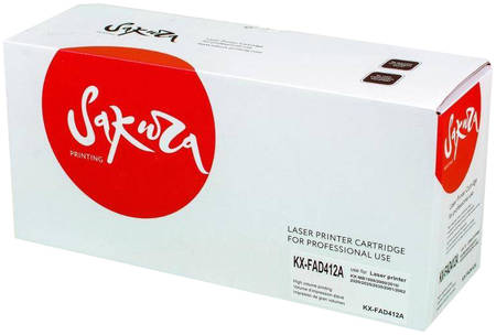 Картридж для лазерного принтера Sakura KXFAD412A, черный SAKXFAD412A 965844462687530