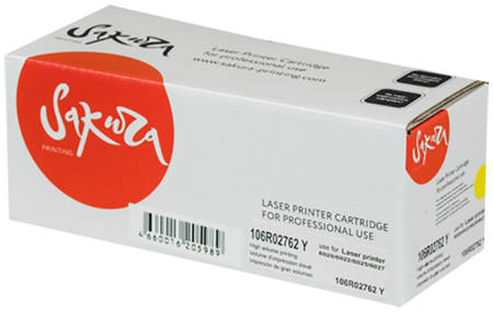Картридж для лазерного принтера Sakura 106R02762, SA106R02762