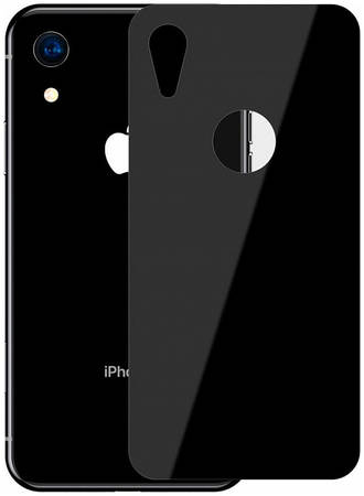 Защитное стекло Baseus для Apple iPhone XR Black Full Coverage Tempered Glass Rear Protector 965844462691425