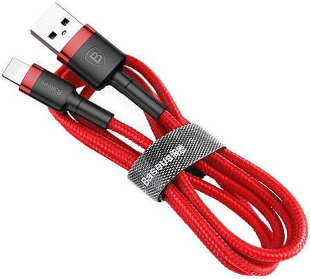 Кабель Baseus Kevlar Lightning 0,5м Red USB For Lightning 965844462691676