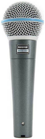 Микрофон Shure Beta 58A Silver 965844462700188