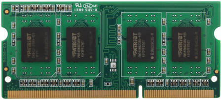 Patriot Memory Оперативная память Patriot 4Gb DDR-III 1600MHz SO-DIMM (PSD34G160081S) Signature Line