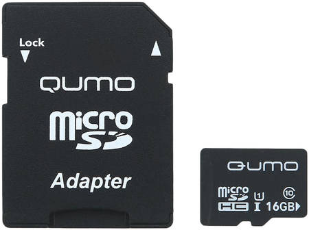 Карта памяти Qumo Micro SD QM16GMICSDHC10U1 16GB 965844462775292