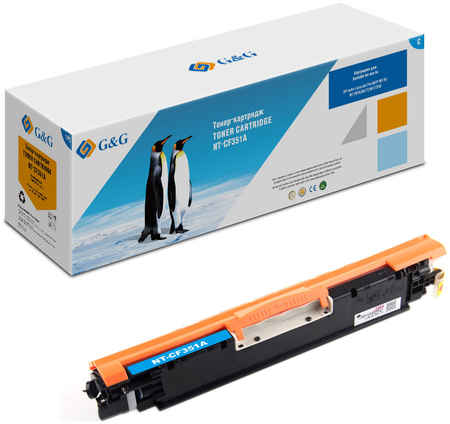 Картридж для лазерного принтера G&G NT-CF351A, голубой 965844462775426