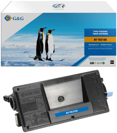 Картридж для лазерного принтера G&G NT-TK3190, черный 965844462775489
