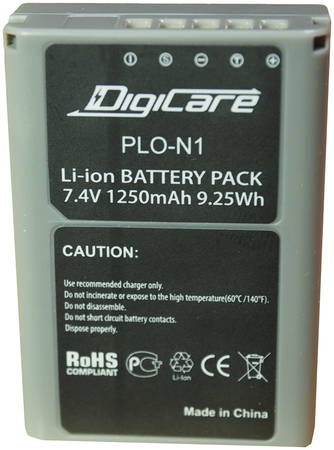 Аккумулятор для цифрового фотоаппарата DigiCare PLO-N1
