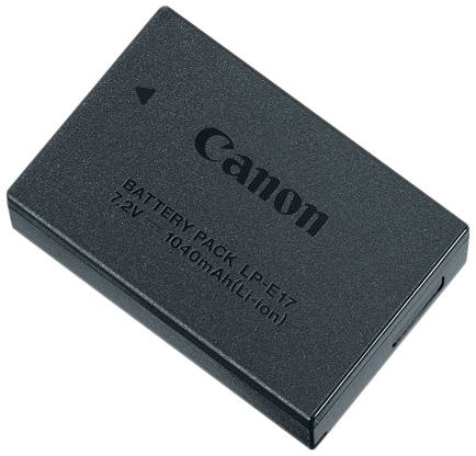 Аккумулятор для цифрового фотоаппарата Canon LP-E17 9967B002 E-17