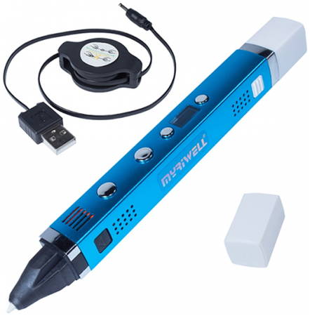 3D ручка MyRiwell RP100C, цвет: голубой RP-100C 965844462887583