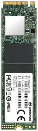 SSD накопитель Transcend MTE110S M.2 2280 128 ГБ (TS128GMTE110S)