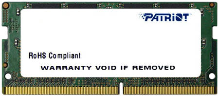 Patriot Memory Оперативная память Patriot 8Gb DDR4 2133MHz SO-DIMM (PSD48G213381S) Signature Line