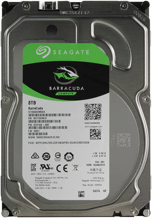 Жесткий диск Seagate BarraCuda 8ТБ (ST8000DM004)