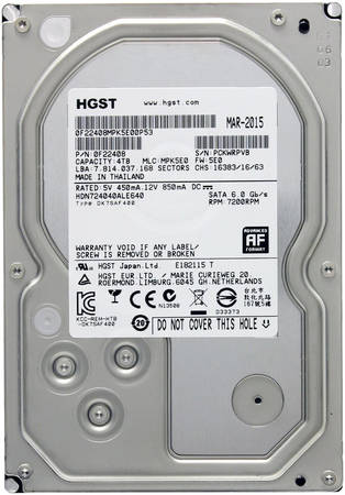 Жесткий диск HGST Deskstar 4ТБ (HDN724040ALE640) 965844462946664