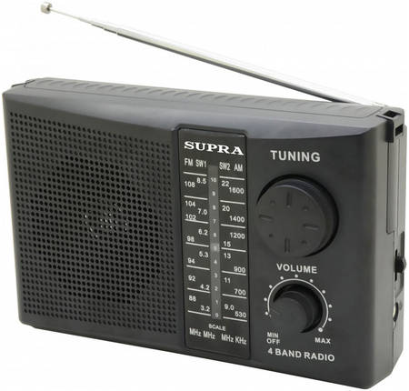 Радиоприемник Supra ST-10 Black 965844463008211