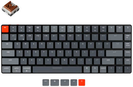 Беспроводная игровая клавиатура Keychron K3 Black (K3E3) 965844463113809