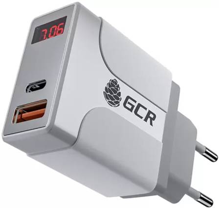 Сетевое зарядное устройство GCR GCR-TQ-MJ03, 2 USB, QC 3.0 + PD 3.0