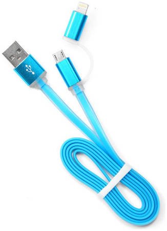 Кабель Cablexpert USB универсальный (micro USB - Lightning) CC-mAPUSB2bl1m