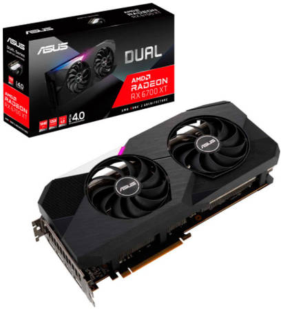 Видеокарта ASUS AMD Radeon RX 6700 XT DUAL (DUAL-RX6700XT-12G) 965844463275023