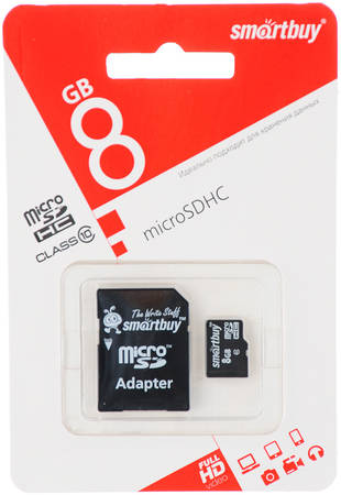 Карта памяти Smartbuy microSDHC 8GB