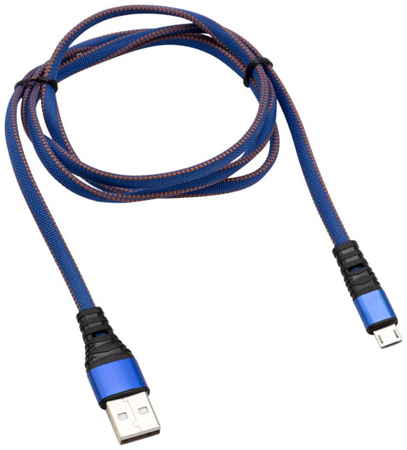 Кабель Rexant USB - MicroUSB 1m Blue Denim 18-1163 965844463531074