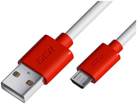 Кабель GCR USB - MicroUSB 50cm White-Red GCR-53214 GCR-UA1U 965844463531168