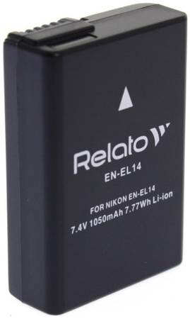 Аккумулятор Relato EN-EL14 для Nikon D3100/D3200/D5100/D5200/D5500 / CoolPix