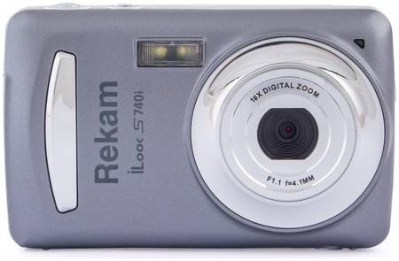 Фотоаппарат цифровой компактный Rekam iLook S740i Dark/Gray 965844463571409