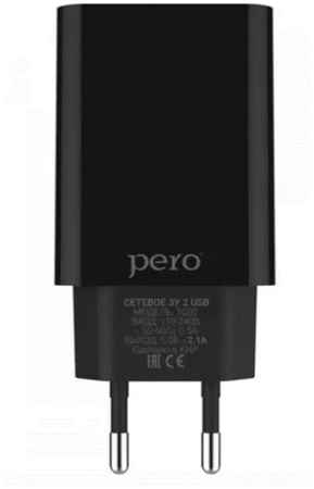 Сетевое зарядное устройство Pero TC02 2USB 2.1A (ТС02BL2A) TC02 2USB 2.1A (ТС02BL2A)
