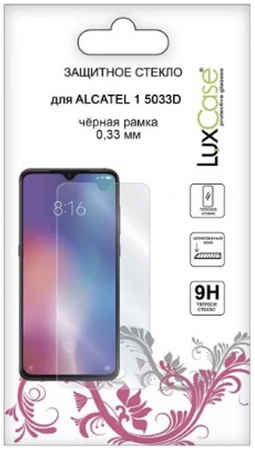 Защитное стекло для смартфона LuxCase 2.5D FG для Alcatel 1 5033D, черная рамка (78459) 965844463577466